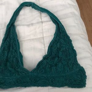 URBAN OUTFITTERS Green lace bralette